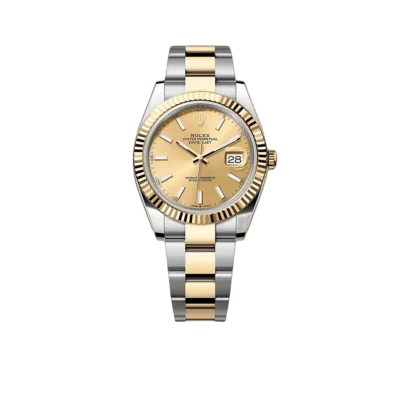 Rolex Datejust 41mm Champagne Dial Yellow Rolesor 126333-009