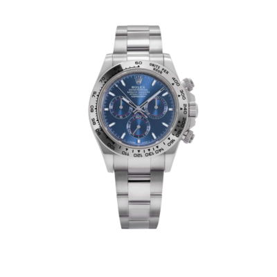 Rolex Daytona Blue Dial 40mmWhite Gold Chronograph Mens Watch 126509