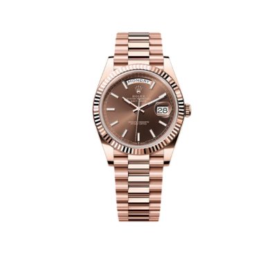 Rolex Day-Date 40mm Rose Gold Chocolate Dial m228235-0053