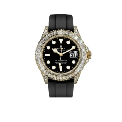 Rolex Yacht-Master 42  Yacht-master 42mm 226668 Yellow Gold Baguette Bezel Diamond