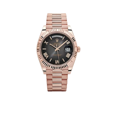 Rolex Day-Date 40mm 18K Everose Gold with Slate Ombre Dial 228235