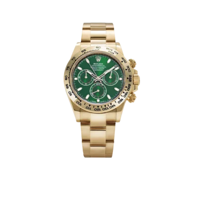 Rolex Daytona 40mm Yellow Gold John Mayer Green Dial Mens Watch 116508