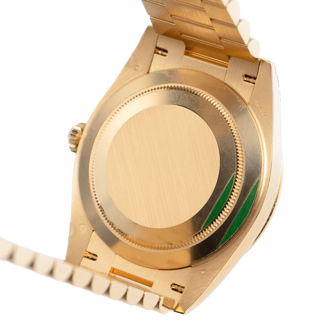 Rolex Day-Date 40 228398TBR Yellow Gold Mother of Pearl Diamond Baguette Dial and Bezel - Image 9