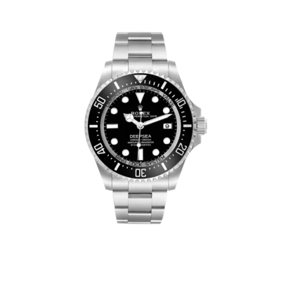 Rolex Seadweller Deepsea Black Dial Steel Mens Watch 136660
