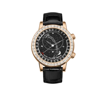 Patek Philippe Celestial Grand Complications 44mm 6104R-001 Rose Gold Diamond Bezel Black Dial