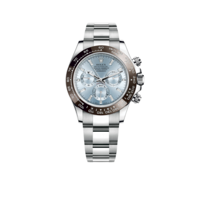 Rolex Daytona 40mm 116506 Platinum Ice Blue Diamond Baguette Dial