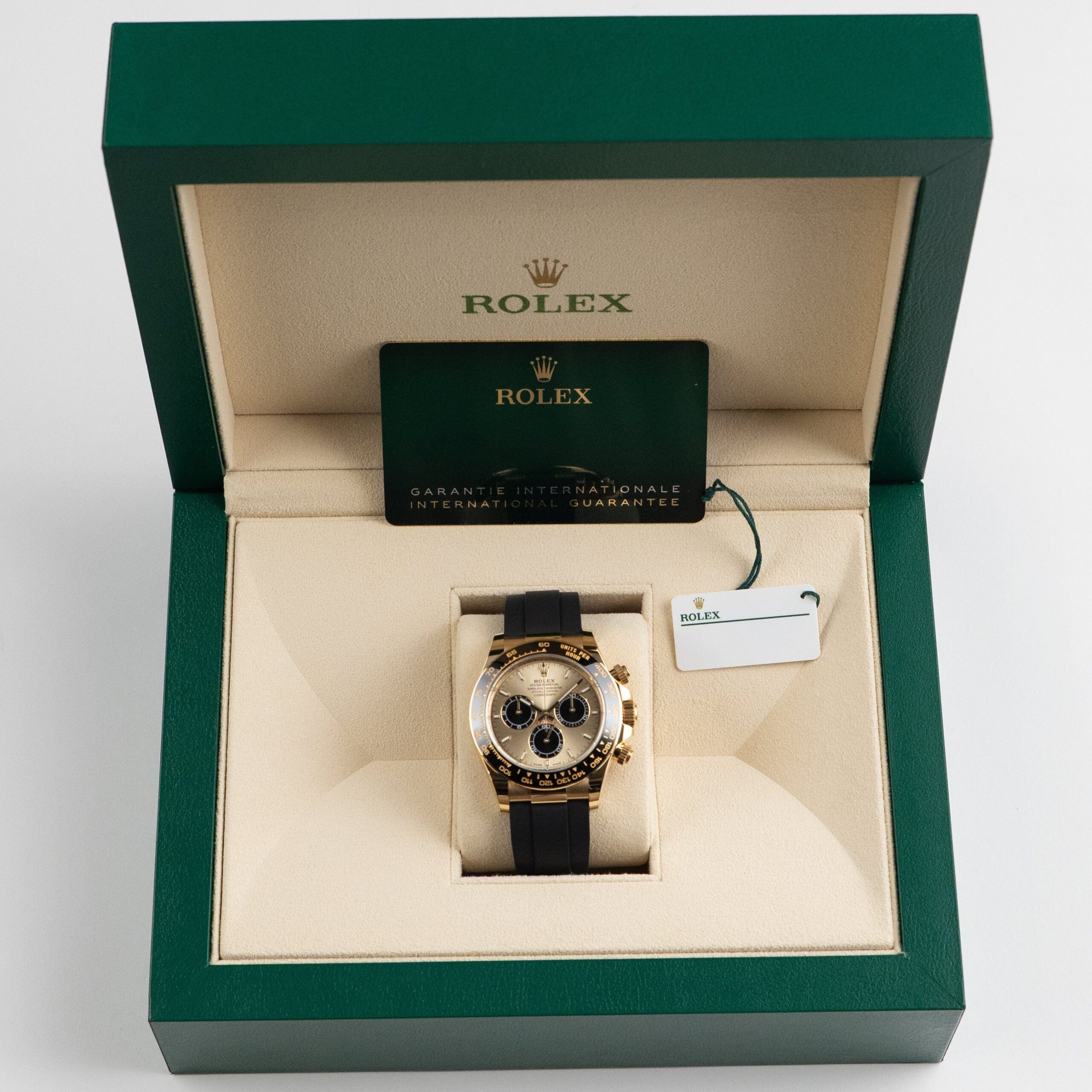 Rolex Daytona Pikachu 40mm Yellow Gold Champagne Dial Mens Watch 116518 - Image 11