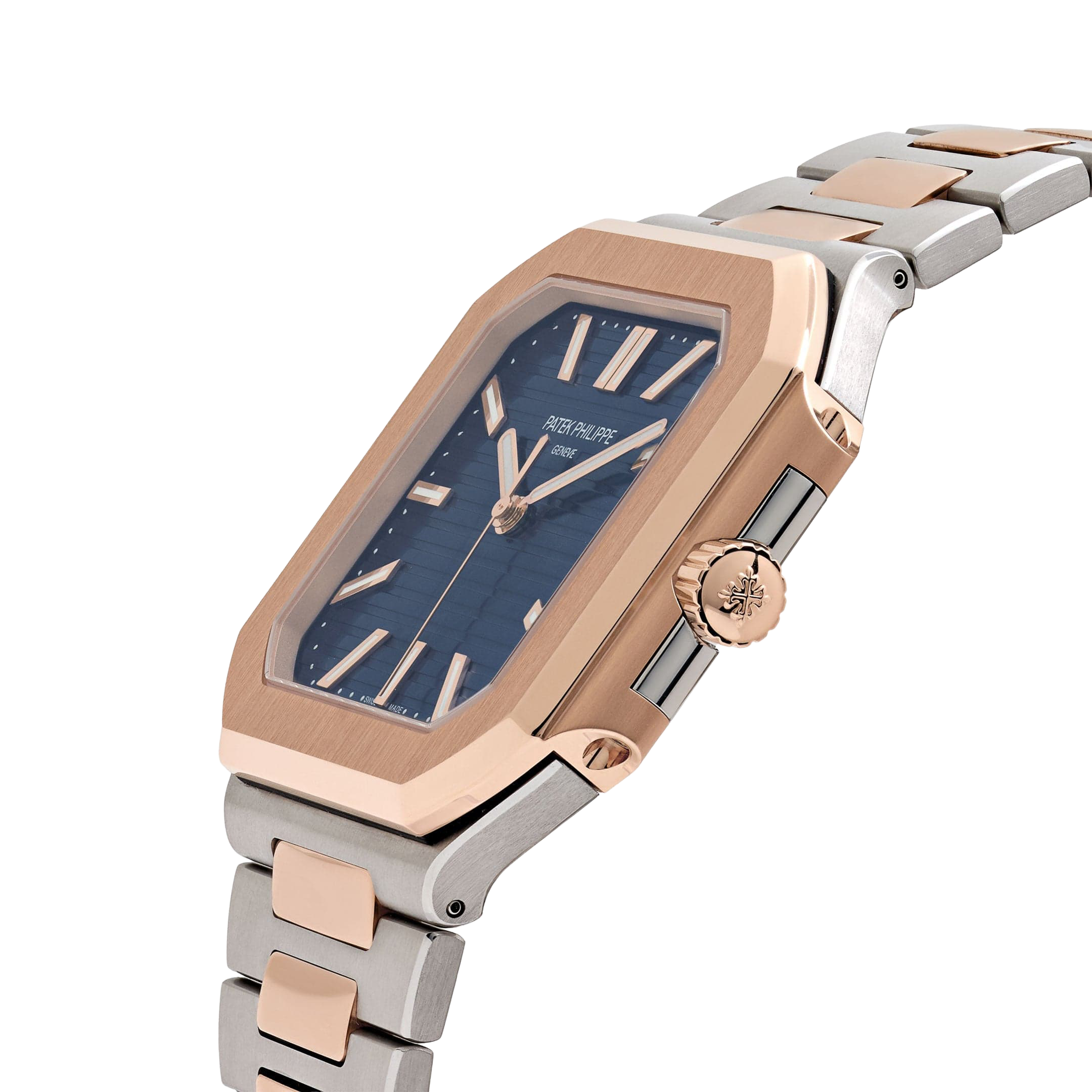Patek Philippe Cubitus 45mm 5821/1AR-001 Stainless Steel Rose Gold Blue Dial - Image 4