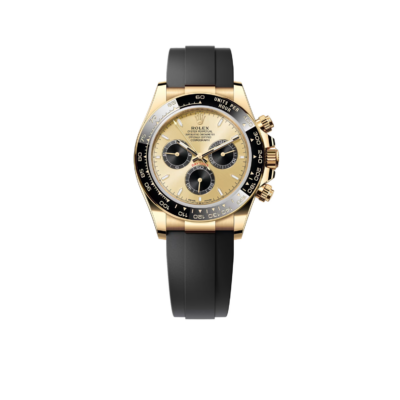 Rolex Daytona 40mm Pikachu Yellow Gold Champagne Black Dial 126518LN