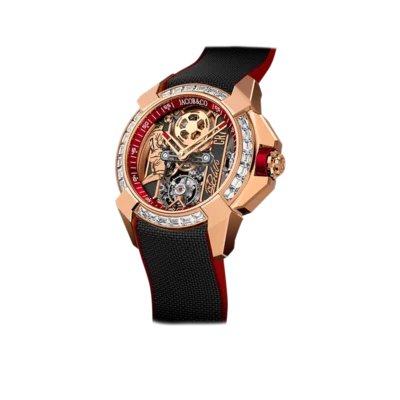 Jacob & Co Epic X Flight of CR7 Baguette Rose Gold Manual Winding 44mm EX120.43.BC.AB.A