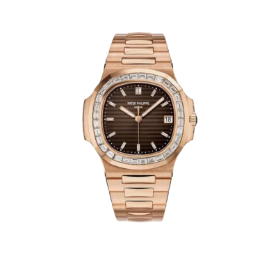 Patek Philippe Nautilus Rose Gold Diamond Bezel 5723/1R-010